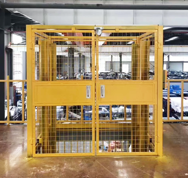 琼海智能导轨式升降机亮相